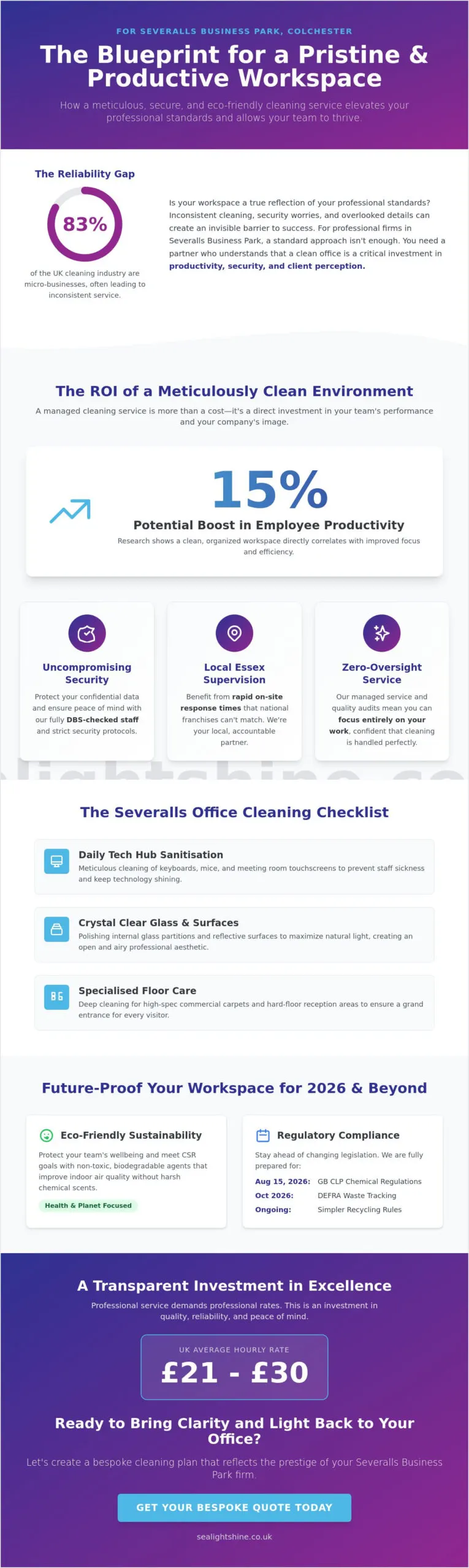 Office Cleaning Severalls Business Park Colchester: The 2026 Professional Guide